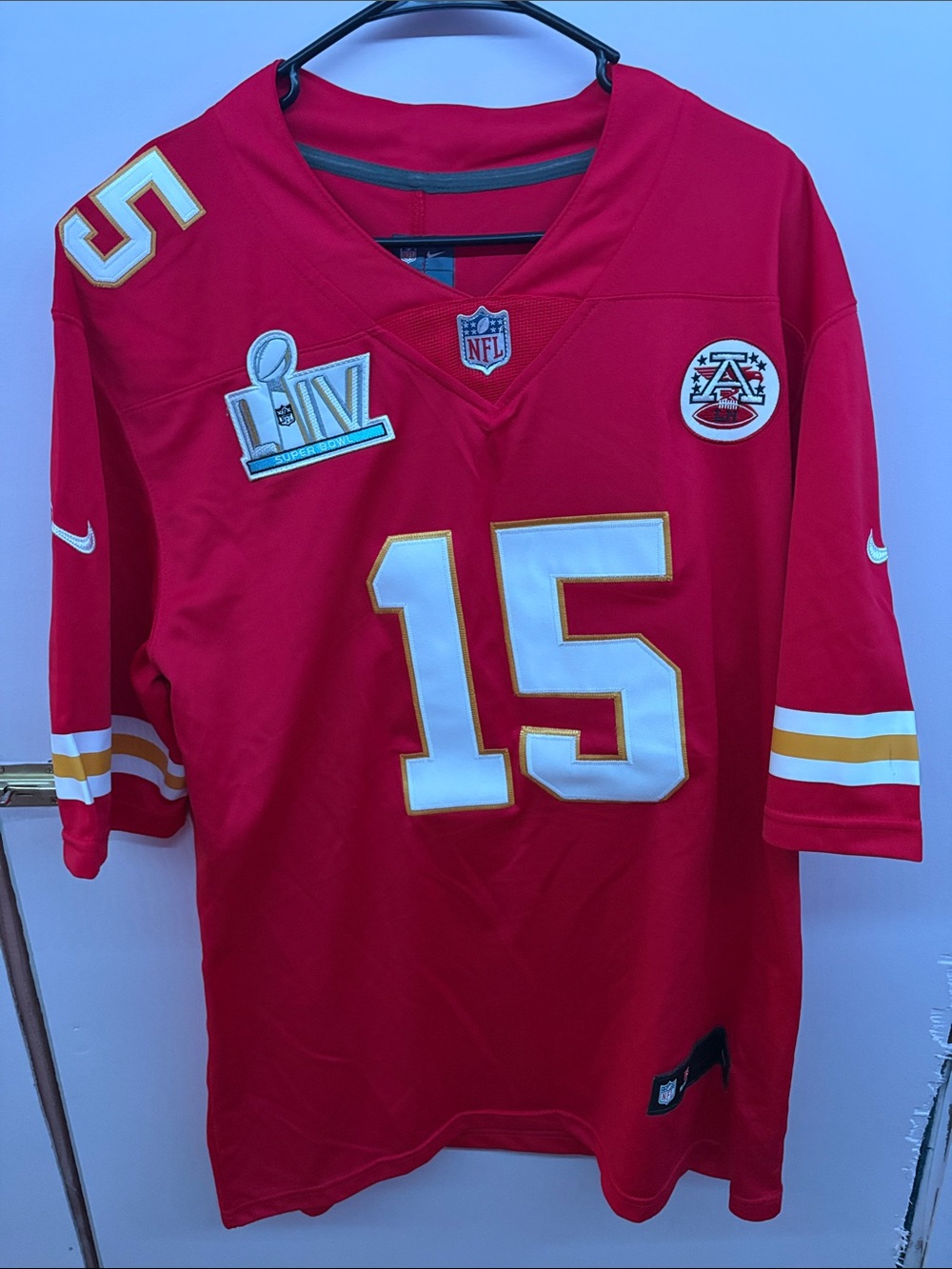 Nike Red Patrick Mahomes Kansas City Football Jersey #15